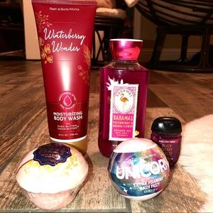 BATH AND BODY WORKS BUNDLE OF 5 -BODY WASH UNICORN